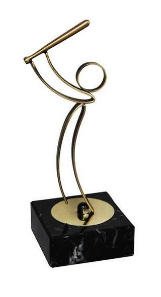 Trofeo Artesanal Laton Beisbol 