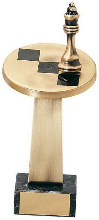 Trofeo ajedrez acero 