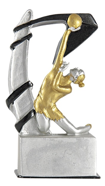 Trofeo artewow en resina para gimnasia ritmica 