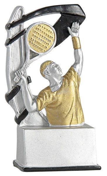 Trofeo artewow en resina para padel 