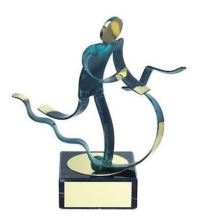 Trofeo atletismo triatlón latón 