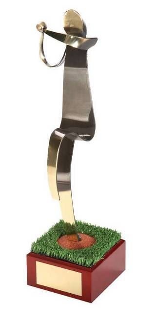 Trofeo béisbol jugador latón 