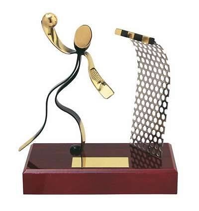Trofeo balonmano peana madera 