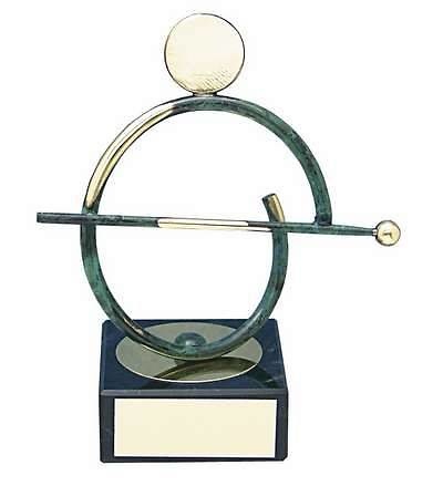 Trofeo billar jugador 