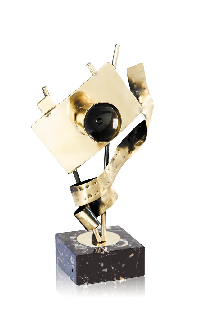 Trofeo cámara y carrete 