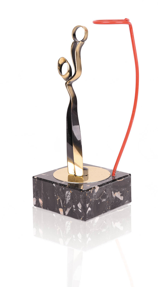 Trofeo canasta de baloncesto 