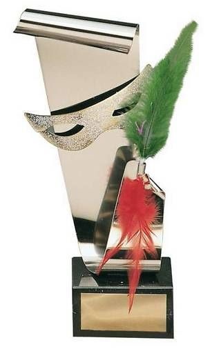 Trofeo carnaval plateado 