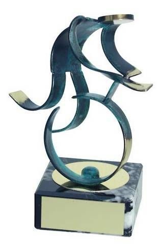 Trofeo ciclismo mountain hecho a mano 