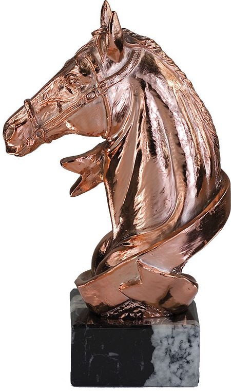 Trofeo cinta de caballo Bronce 23 cm 