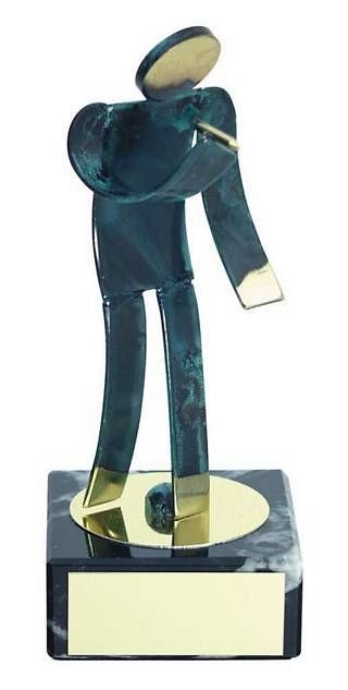 Trofeo dardos latón 
