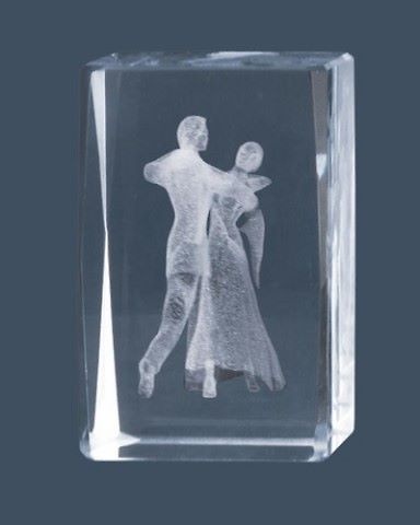 Trofeo de Baile moderno, Lozoya cubo de cristal 
