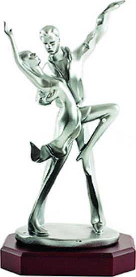 Trofeo de Baile realizado en resina. 