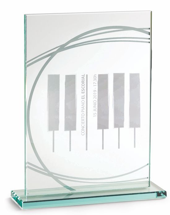 Trofeo de Cristal Lapidado modelo Fresnillo 