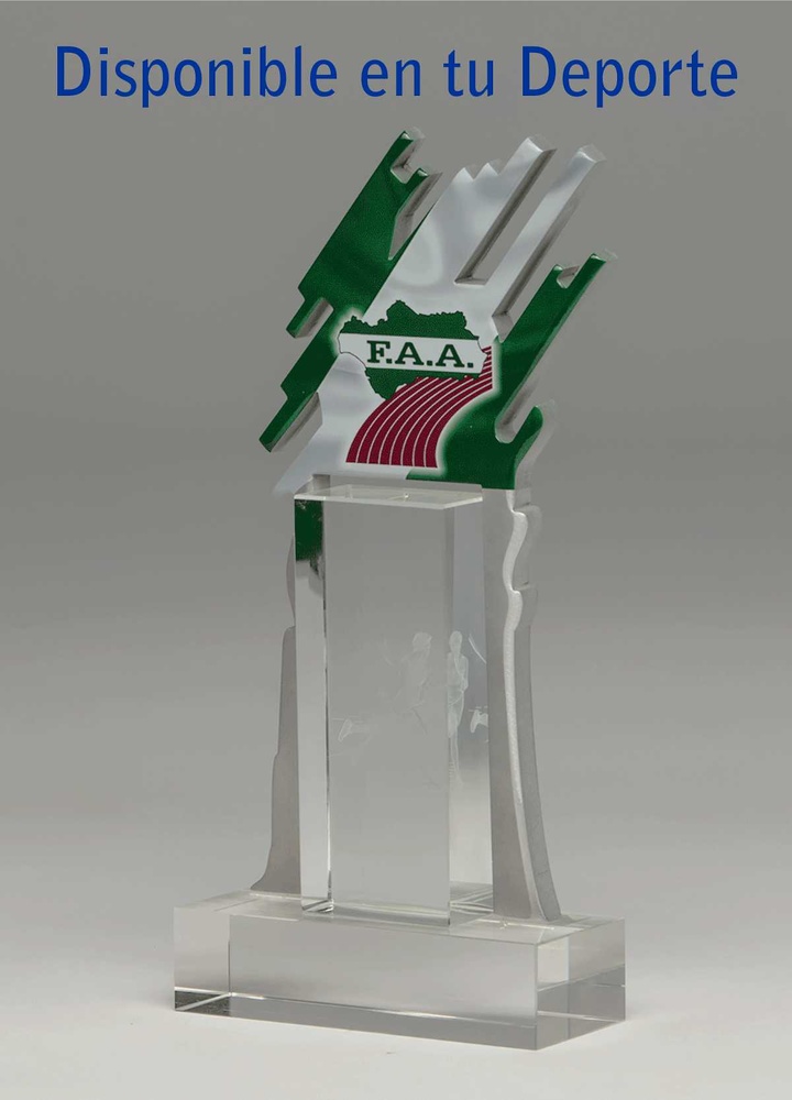 Trofeo de cristal. Modelo arteaga 