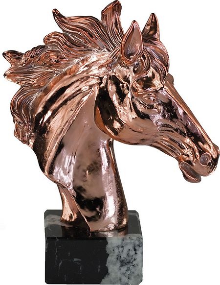 Trofeo hípica de caballo Bronce 23 cm 