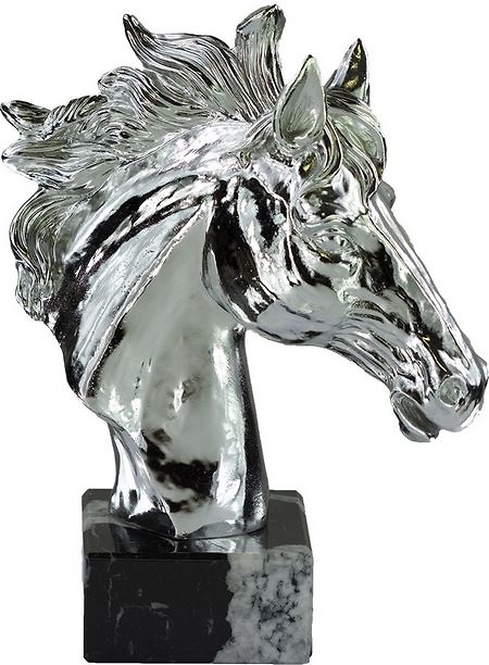 Trofeo hípica de caballo Plata 23 cm 