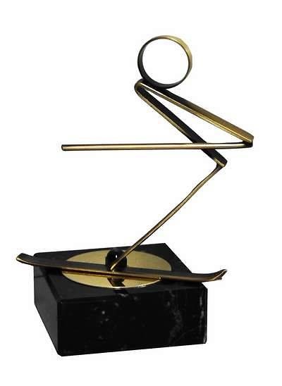 Trofeo Artesanal Laton Esqui 