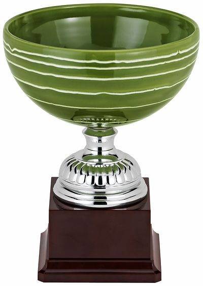 Copa Elaitor Verde Blanco Cerámica 