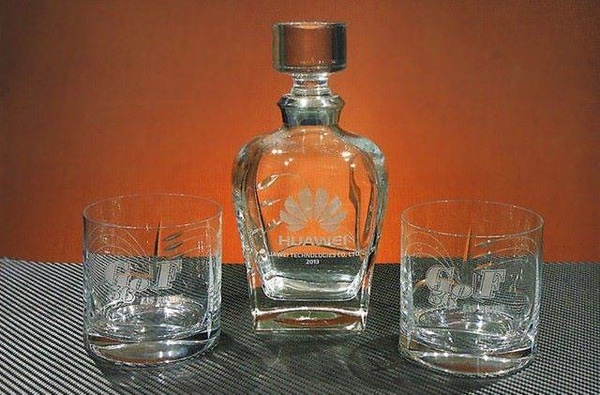 Juego Whisky Gabbra Dos Vasos Cristal 