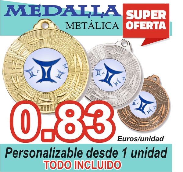 Medalla Oferta Fabricación Propia 