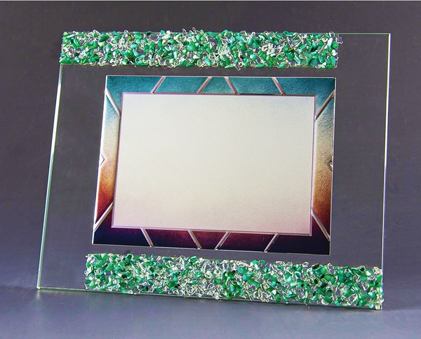 Placa conmemorativa verde mate 