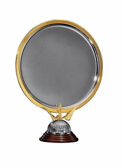 Plato Decorativo Acacior Plateado Dorado 