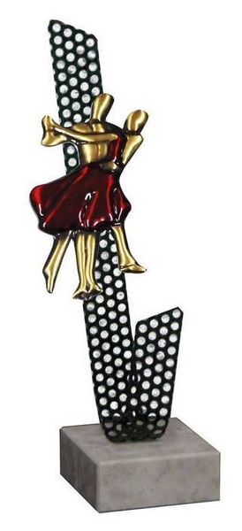 Trofeo Artesanal Laton Baile 