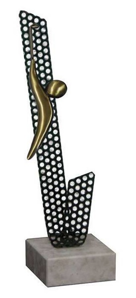 Trofeo Artesanal Laton Golf 