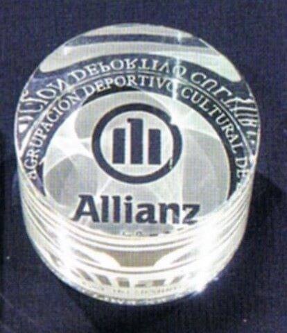 Trofeo Boer Circular Acrecentado Cristal 