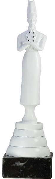 Trofeo blanco de cocina 