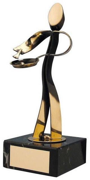 Trofeo cocina cocinero sartén 