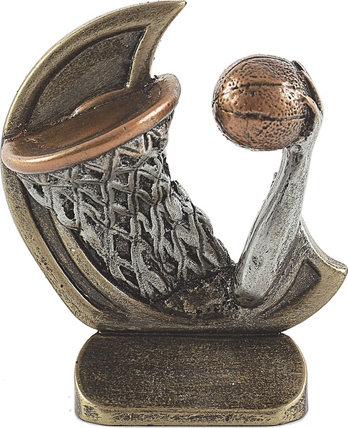Trofeo de Baloncesto realizado en resina 