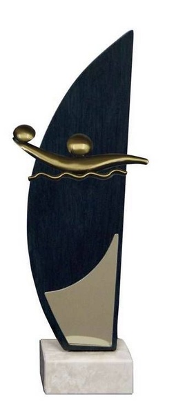 Trofeo Artesanal Laton Waterpolo 