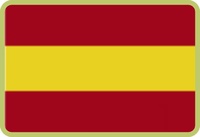 Cinta de medalla amarillo y rojo