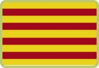 Cinta para medalla bandera cataluña.