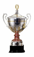 Copa Lavandula Plata Oro Cerámica