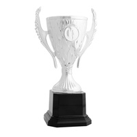 Copa de gran calidad con asas plateada
