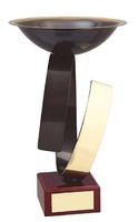 Copa dorada y negra