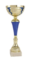 Copa economica dorada y azul. Modelo bartolome