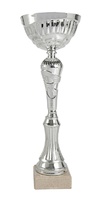 Copa economica plateada y amarilla. Modelo trinidad