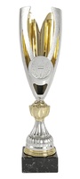 Copa economica plateada y dorada. Modelo tezoatlán