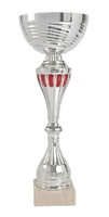 Copa plateada y naranja Callosa