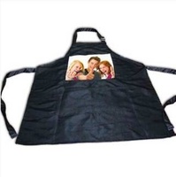 DELANTAL NEGRO PERSONALIZABLE