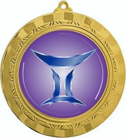 Medalla Meira metálica de 70mm Ø