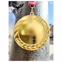 Medalla metálica personalizable con disco Landas 70 mm