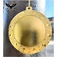 Medalla metalica rombos de 70 mm Ø