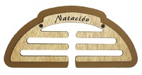 Medallero de madera perfilado