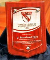 Placa Conmemorativa Buwal Cristal