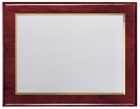 Placa Conmemorativa Cambeo Santo Plateada