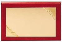 Placa Conmemorativa latón-aluminio detalle esquinas